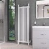 Eastbrook Lambourne Horizontale Radiator 55x180cm 1146W Wit Mat