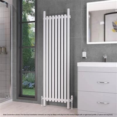 Eastbrook Lambourne Horizontale Radiator 55x180cm 1146W Wit Mat