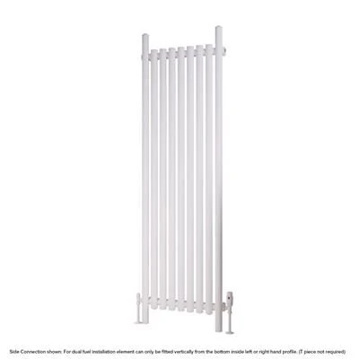 Eastbrook Lambourne Horizontale Radiator 55x180cm 1146W Wit Mat - Afbeelding 3