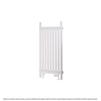 Eastbrook Lambourne Horizontale Radiator 55x120cm 837W Wit Mat - Afbeelding 4