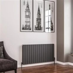 Eastbrook Addington Type 20 Radiator 120x60cm 1605W Antraciet