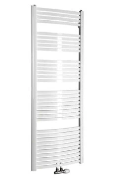Aqualine Sting Handdoek Badkamer Radiator 65x174cm Wit 968Watt