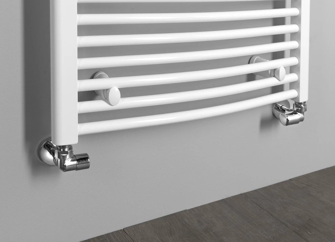 Aqualine Orbit Gebogen Design Radiator 75x168cm Wit 1269Watt - Afbeelding 2