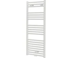Badstuber Bari Handdoek Radiator 118,8x60cm Wit Midden-aansluiting