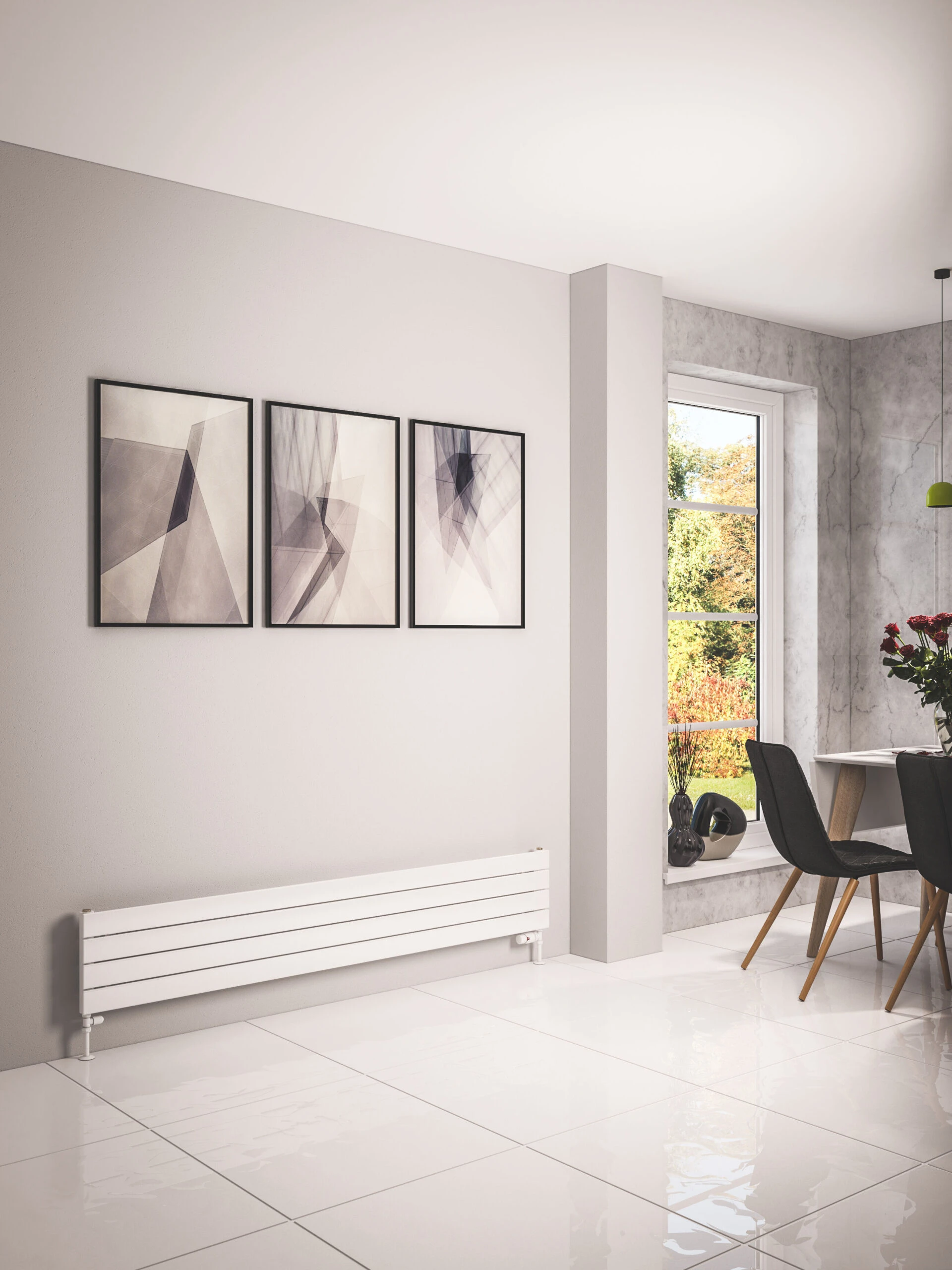 Eastbrook Addington Type 10 Radiator 180 X 29,2cm 744 Watt Wit - Afbeelding 2