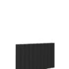 Eastbrook Guardia Horizontale Aluminium Radiator 60x104cm Mat Zwart 1790 Watt