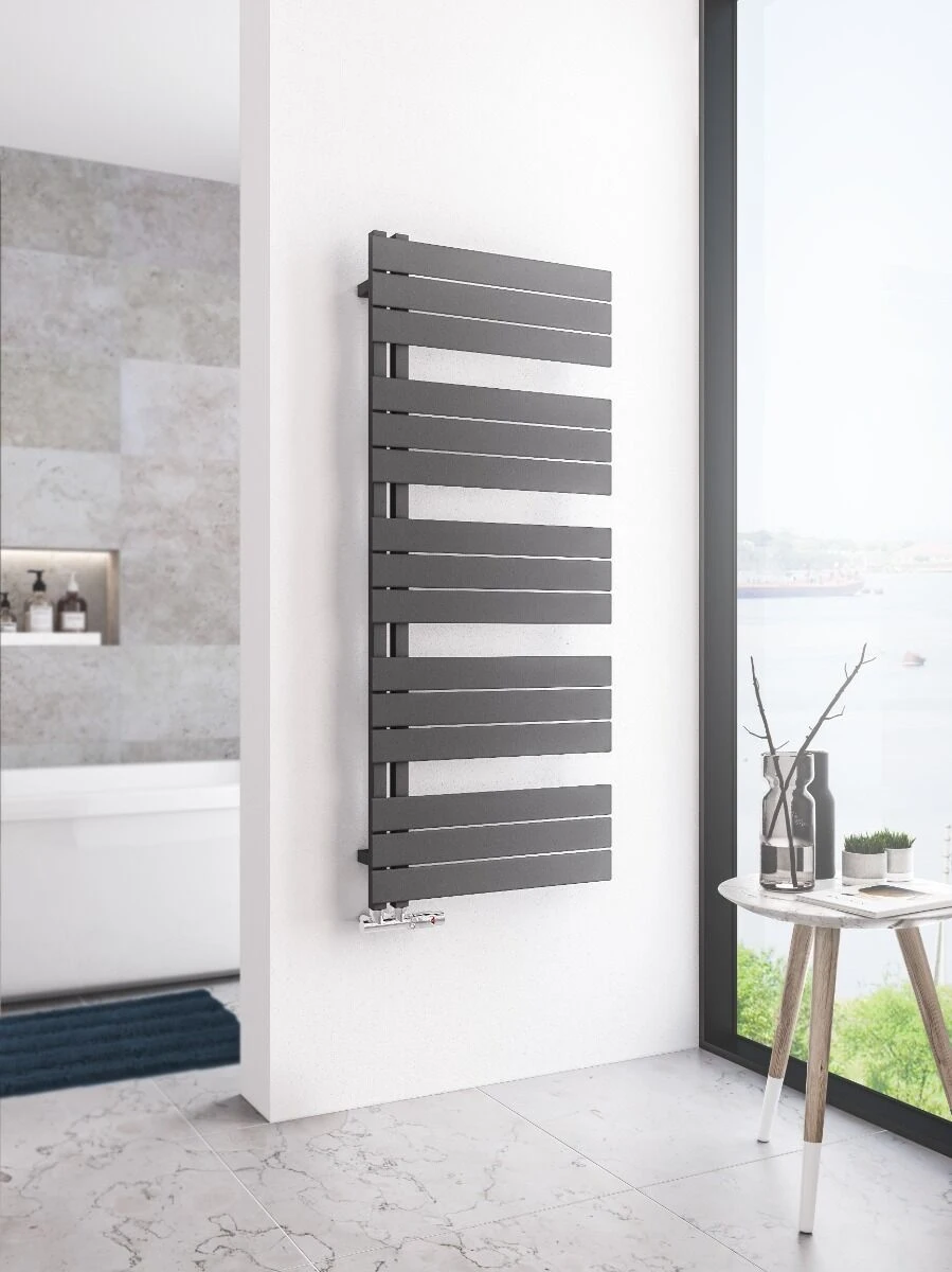 Eastbrook Helmsley Design Radiator 140x60cm Mat Antraciet 984W