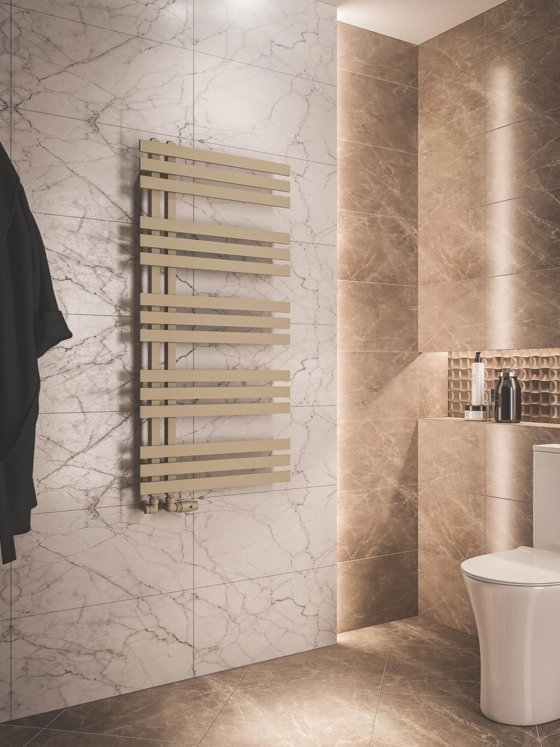 Eastbrook Hurley Radiator 120 X 60cm 675 Watt Cappuccino