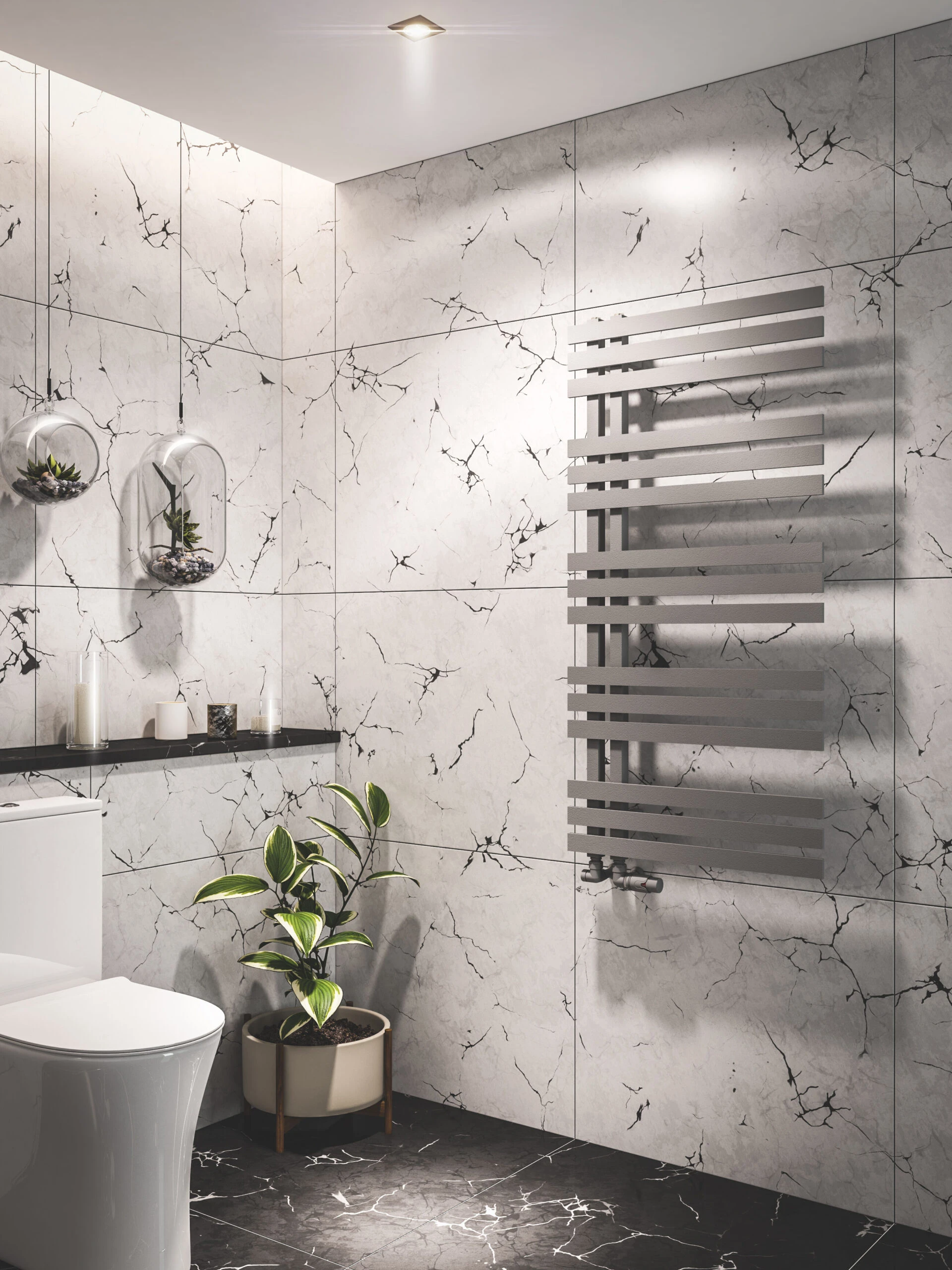 Eastbrook Hurley Radiator 120 X 60cm 675 Watt Grijs