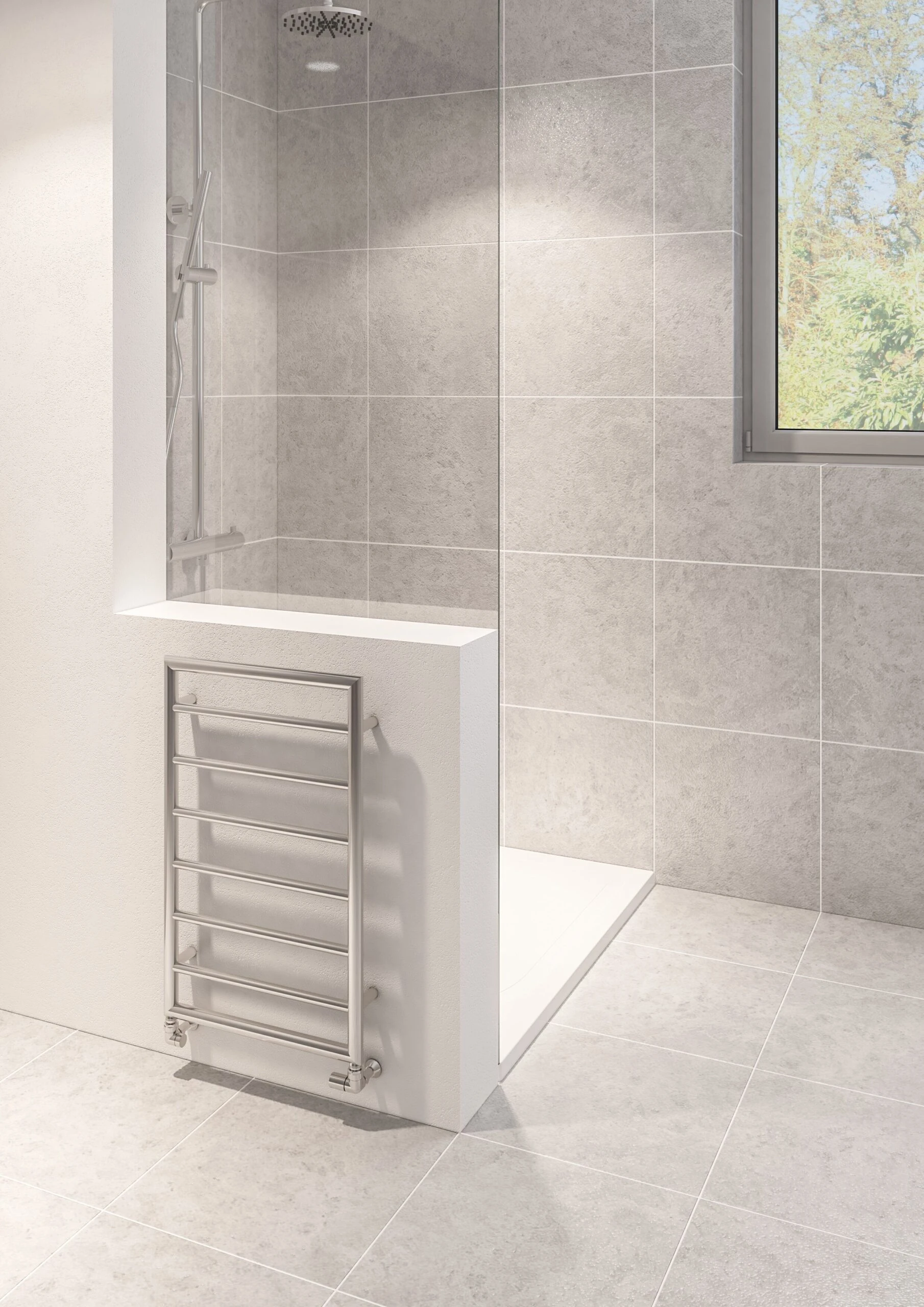 Eastbrook Kenilworth Radiator 120 X 60cm 278 Watt Chroom - Afbeelding 2