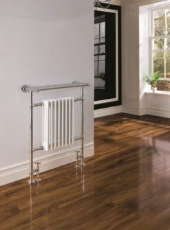 Eastbrook Leadon Klassieke Radiator 94x70cm Chroom 856 Watt