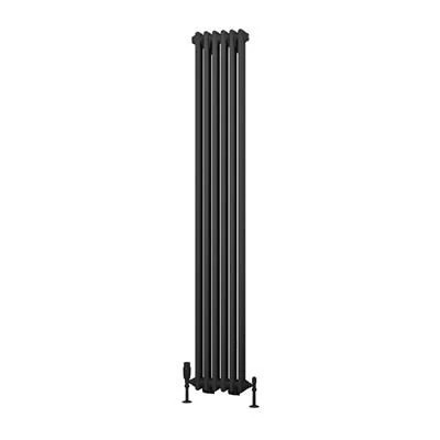 Eastbrook Rivassa 2 Koloms Verwarming 180x29,3cm Antraciet 933 Watt - Afbeelding 2