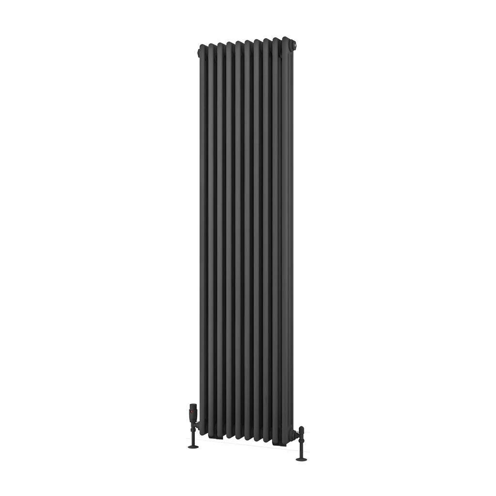 Eastbrook Rivassa 3 Koloms Verwarming 180x47,3cm Antraciet 2605 Watt - Afbeelding 3