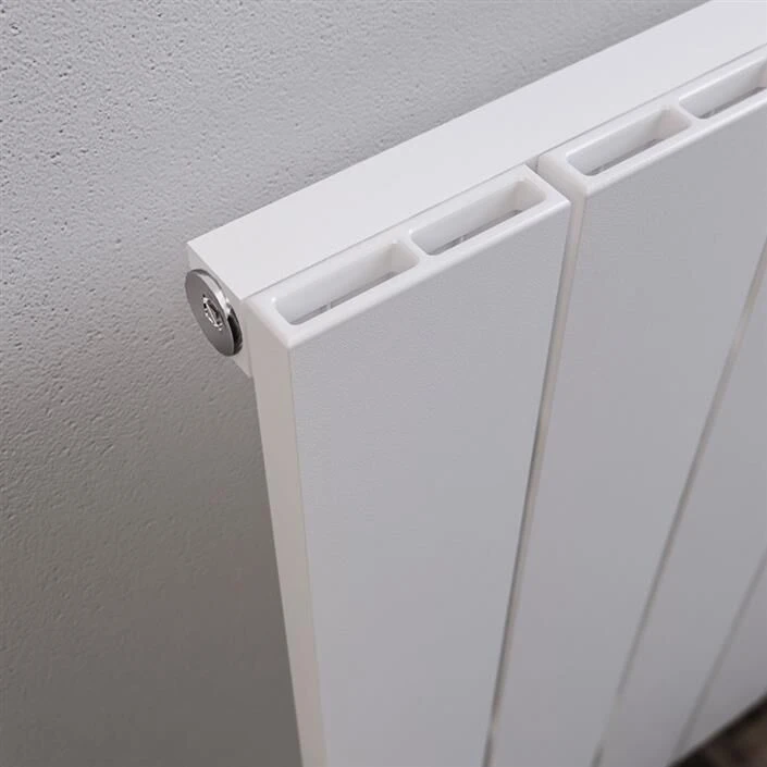 Eastbrook Rosano Horizontale Aluminium Radiator 60x85cm Mat Wit 999 Watt - Afbeelding 3