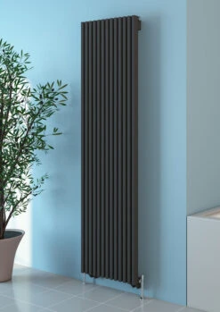 Eastbrook Rowsham Verticale Radiator 180x50cm Antraciet 1503 Watt