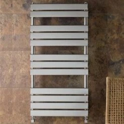 Eastbrook Staverton Tube Handdoek Radiator 180x40cm Wit 1014 Watt