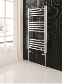 Eastbrook Wendover Gebogen Horizontale Radiator 60x50cm Chroom 180 Watt