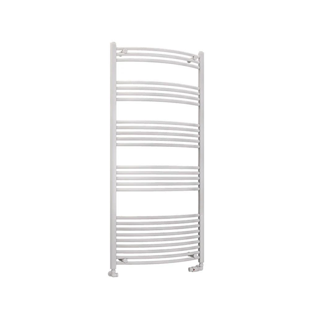 Eastbrook Wendover Gebogen Verticale Radiator 160x75cm Wit 829 Watt - Afbeelding 3