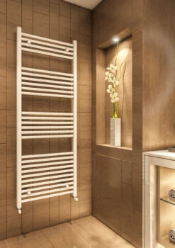 Eastbrook Wingrave Verticale Verwarming 120x50cm Mat Wit 611 Watt