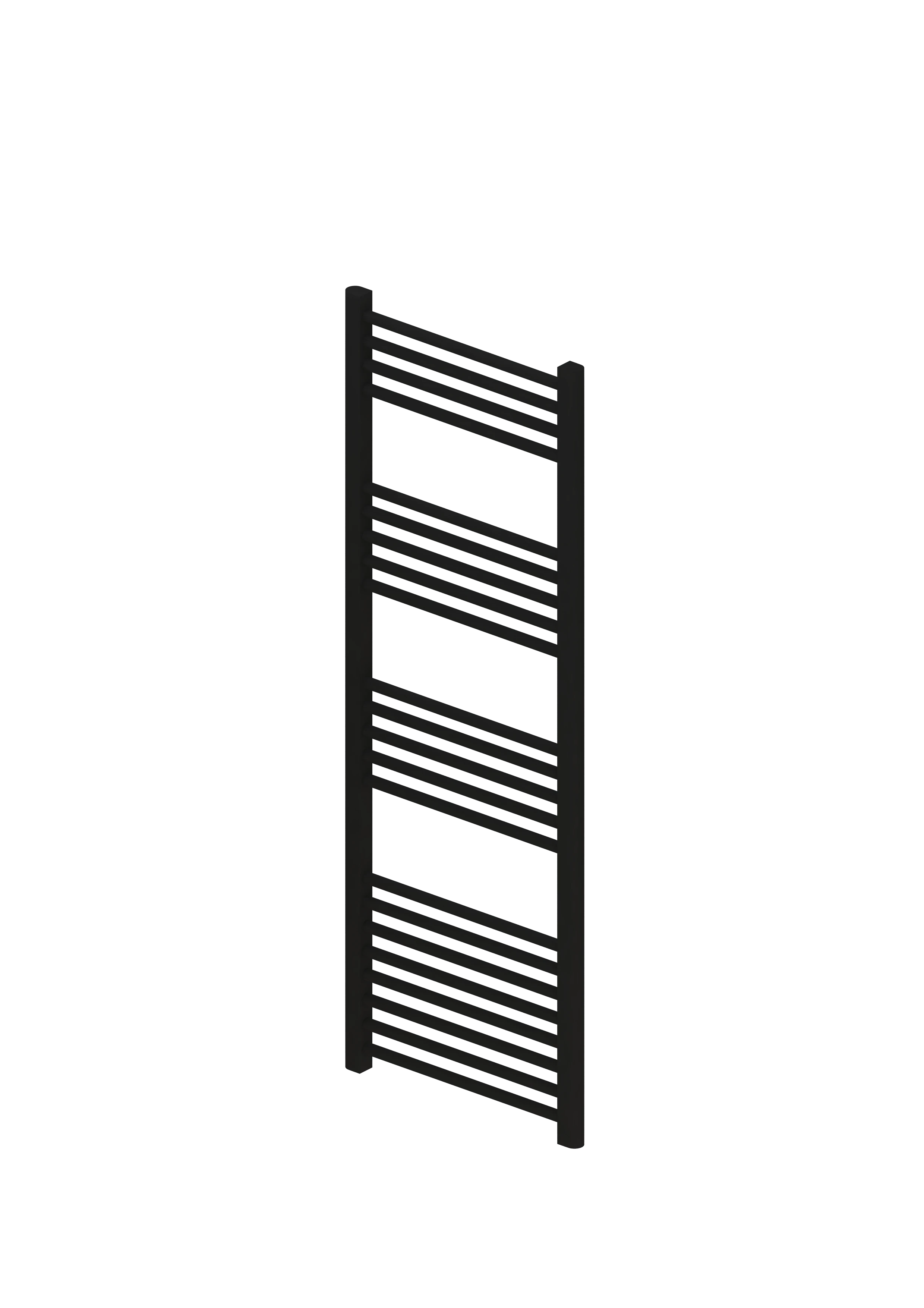 Eastbrook Wingrave Verticale Verwarming 140x40cm Mat Zwart 571 Watt - Afbeelding 2