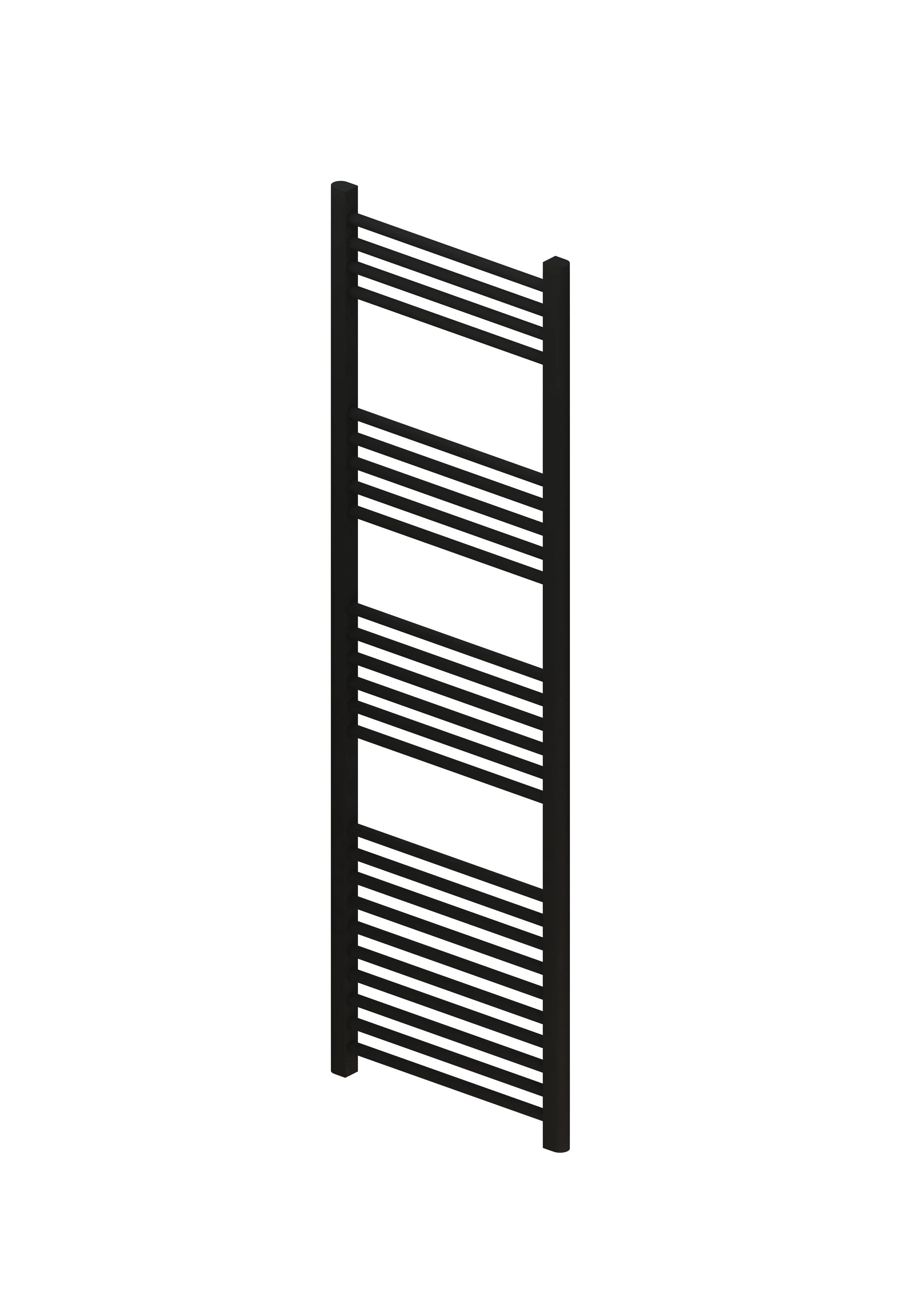 Eastbrook Wingrave Verticale Verwarming 160x40cm Mat Zwart 669 Watt - Afbeelding 2