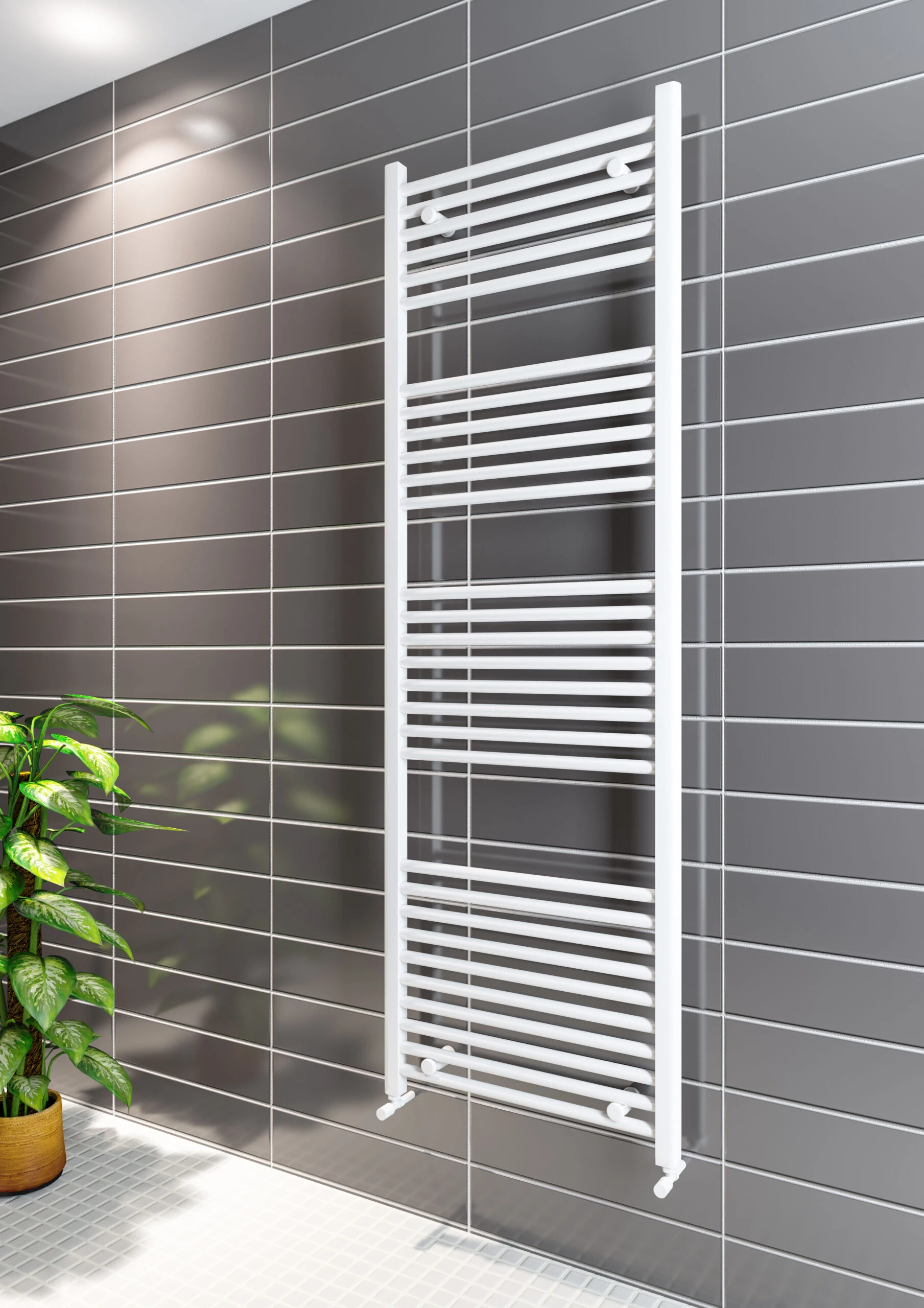 Eastbrook Wingrave Verticale Verwarming 180x50cm Wit 908 Watt