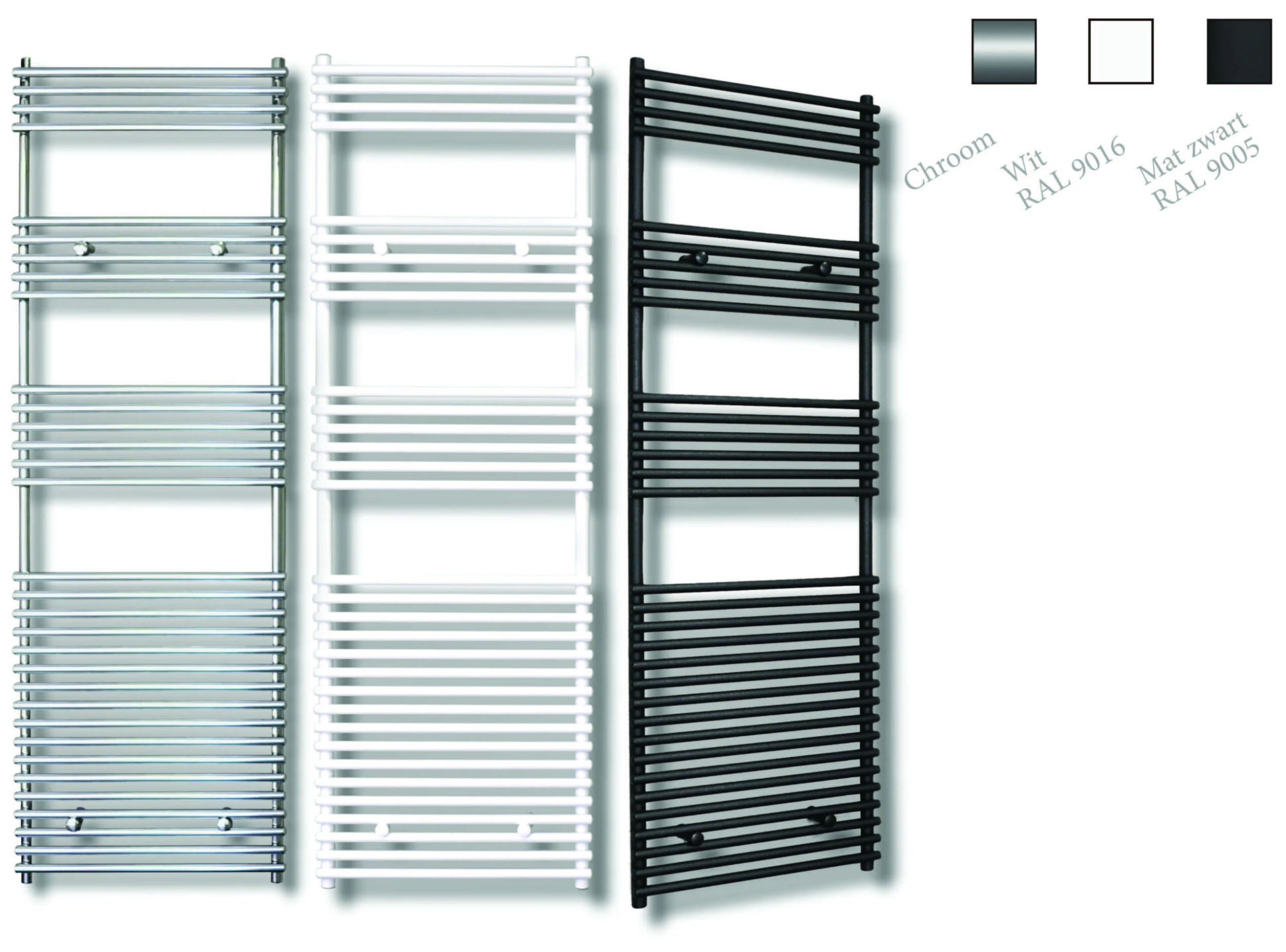 Sanicare Design Radiator Tube-On-Tube 180 X 60 Cm. Chroom - Afbeelding 4