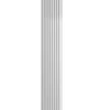 Plieger Antika Retto Designradiator Verticaal Middenaansluiting 1800x295mm 1111W Mat Wit