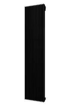Plieger Antika Retto Designradiator Verticaal Middenaansluiting 1800x415mm 1556W Zwart Grafiet (black Graphite)