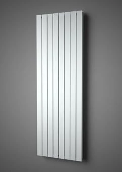 Plieger Cavallino Retto Designradiator Verticaal Dubbel Middenaansluiting 1800x298mm 817W Wit Structuur