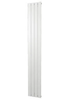 Plieger Cavallino Retto Designradiator Verticaal Enkel Middenaansluiting 1800x298mm 614W Mat Wit