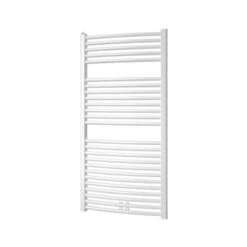 Plieger Palmyra Designradiator Horizontaal Gebogen Middenaansluiting 1175x600mm 689W Antraciet Metallic