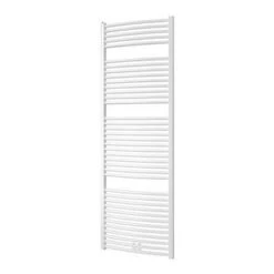 Plieger Palmyra Designradiator Horizontaal Gebogen Middenaansluiting 1775x600mm 1046W Antraciet Metallic