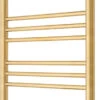 TVS Design Plus Handdoekradiator Goud Geborsteld 189W 78,5x50cm