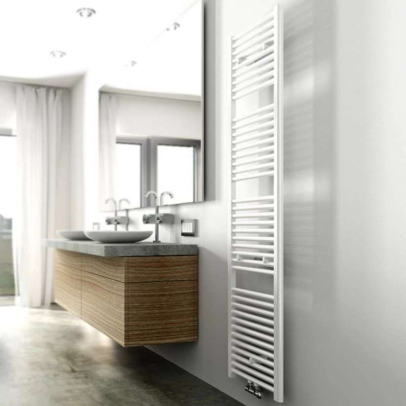 SaniGoods Inola Handdoek Radiator 180x60cm Wit 944Watt - Afbeelding 2