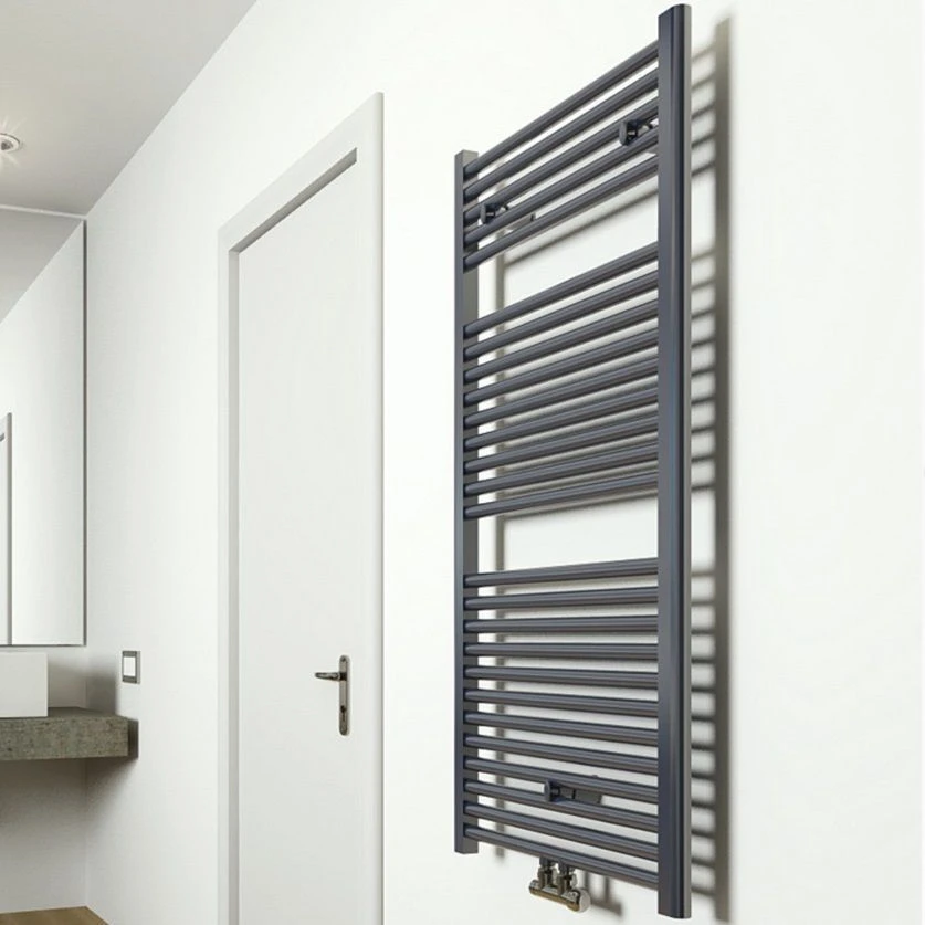 SaniGoods Inola Handdoek Radiator 180x60cm Zwart Mat 944Watt
