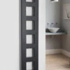 Sapho Block Radiator Mat Zwart 28x133cm 353W