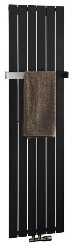 Sapho Colonna Radiator Mat Zwart 45x180cm 910W