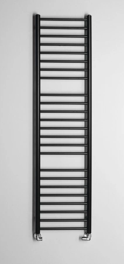 Sapho Dina Handdoekradiator Mat Zwart 40x156cm 477W - Afbeelding 2