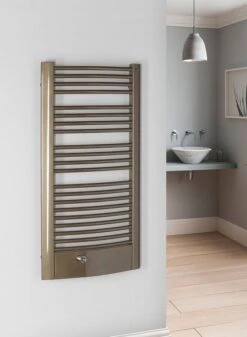 Sapho Egeus Handdoekradiator Brons 59.5x115cm 669W