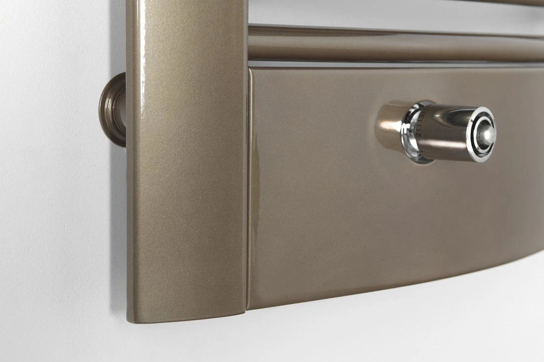 Sapho Egeus Handdoekradiator Brons 59.5x115cm 669W - Afbeelding 6