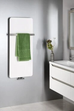 Sapho Tabella Badkamerradiator 119x49cm 549W Wit Mat
