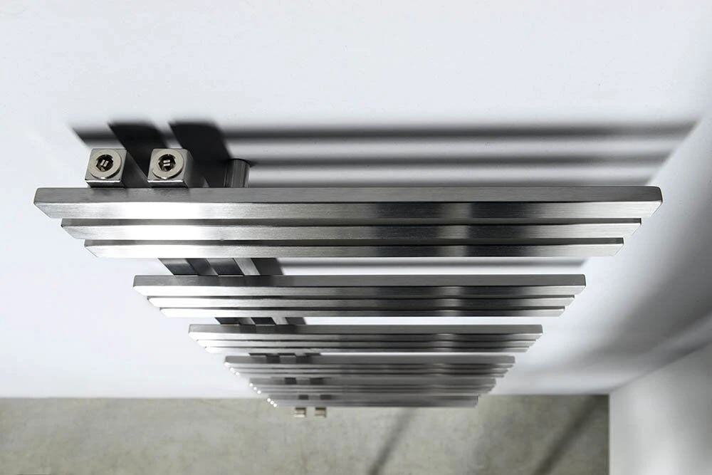 Sapho Vista Radiator Roestvrij Staal 50x119cm 307W - Afbeelding 6