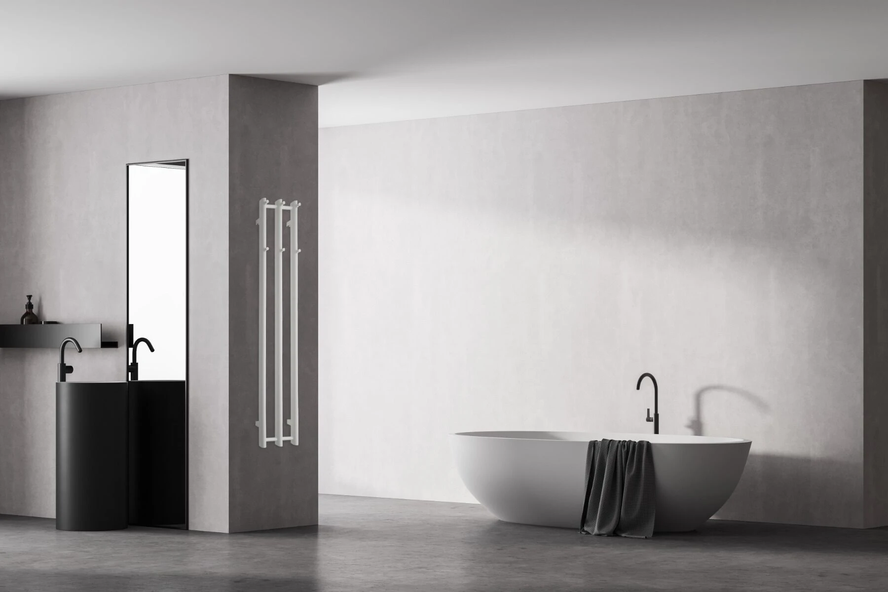 TVS Design Vino 3 Handdoekradiator Wit 195W 140x25cm - Afbeelding 2