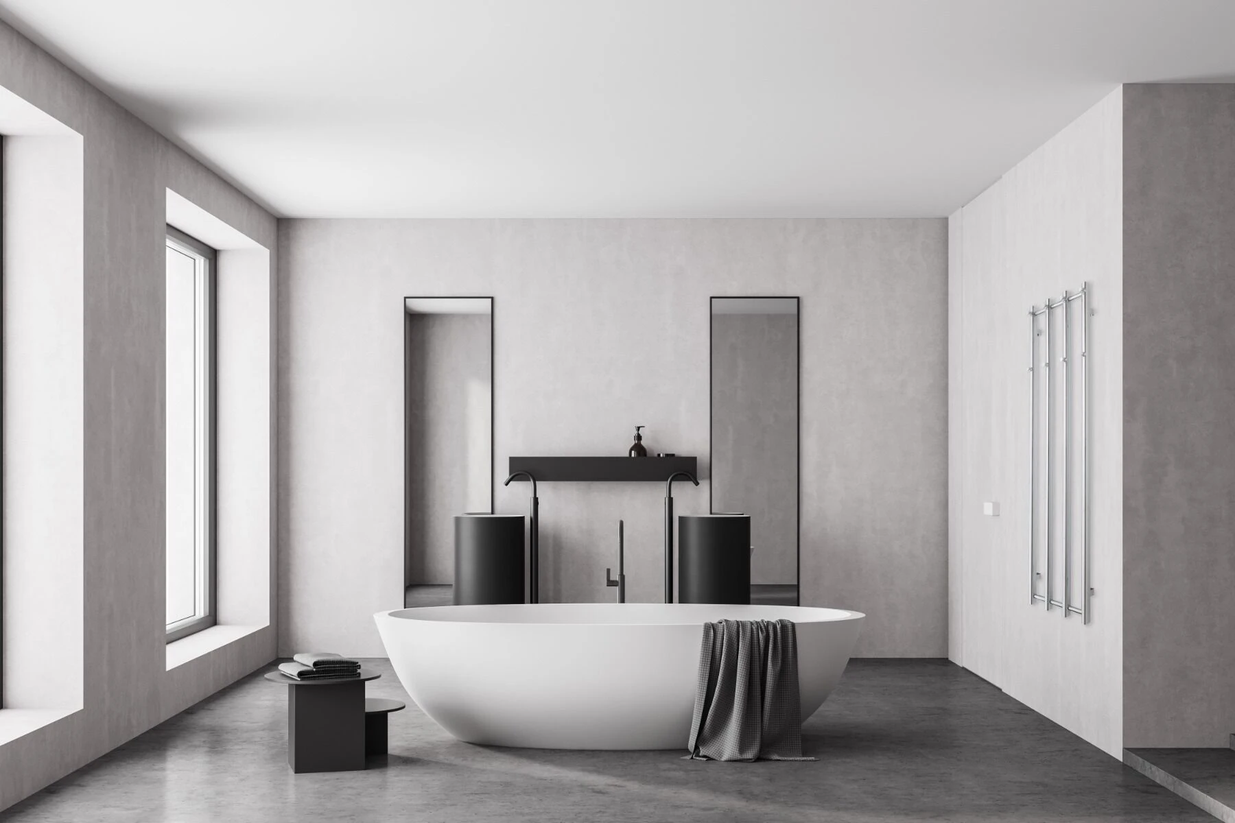 TVS Design Vino 4 Handdoekradiator Chroom 260W 140x35cm - Afbeelding 2